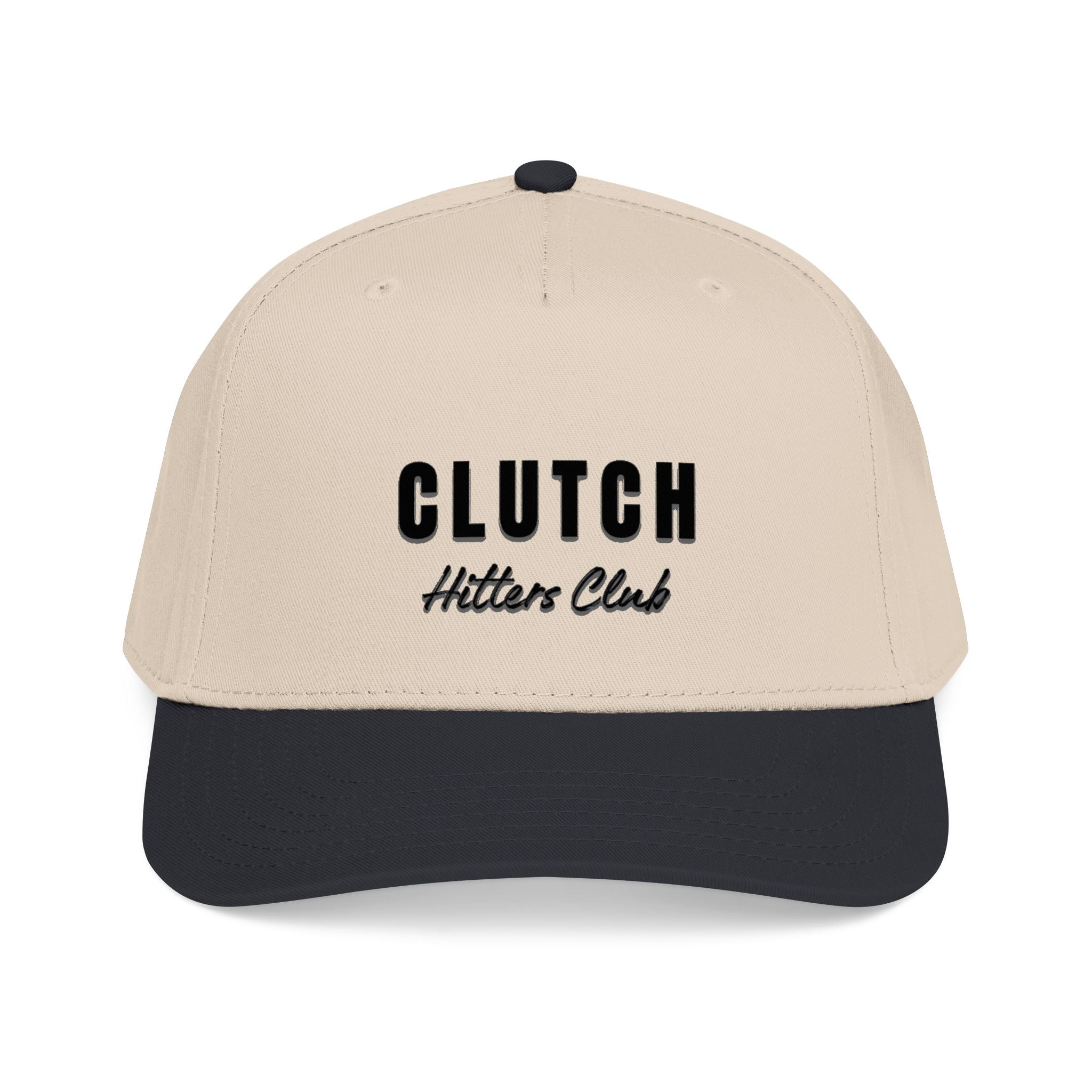 Clutch Baseball Cap | Snapback | Cream and Black